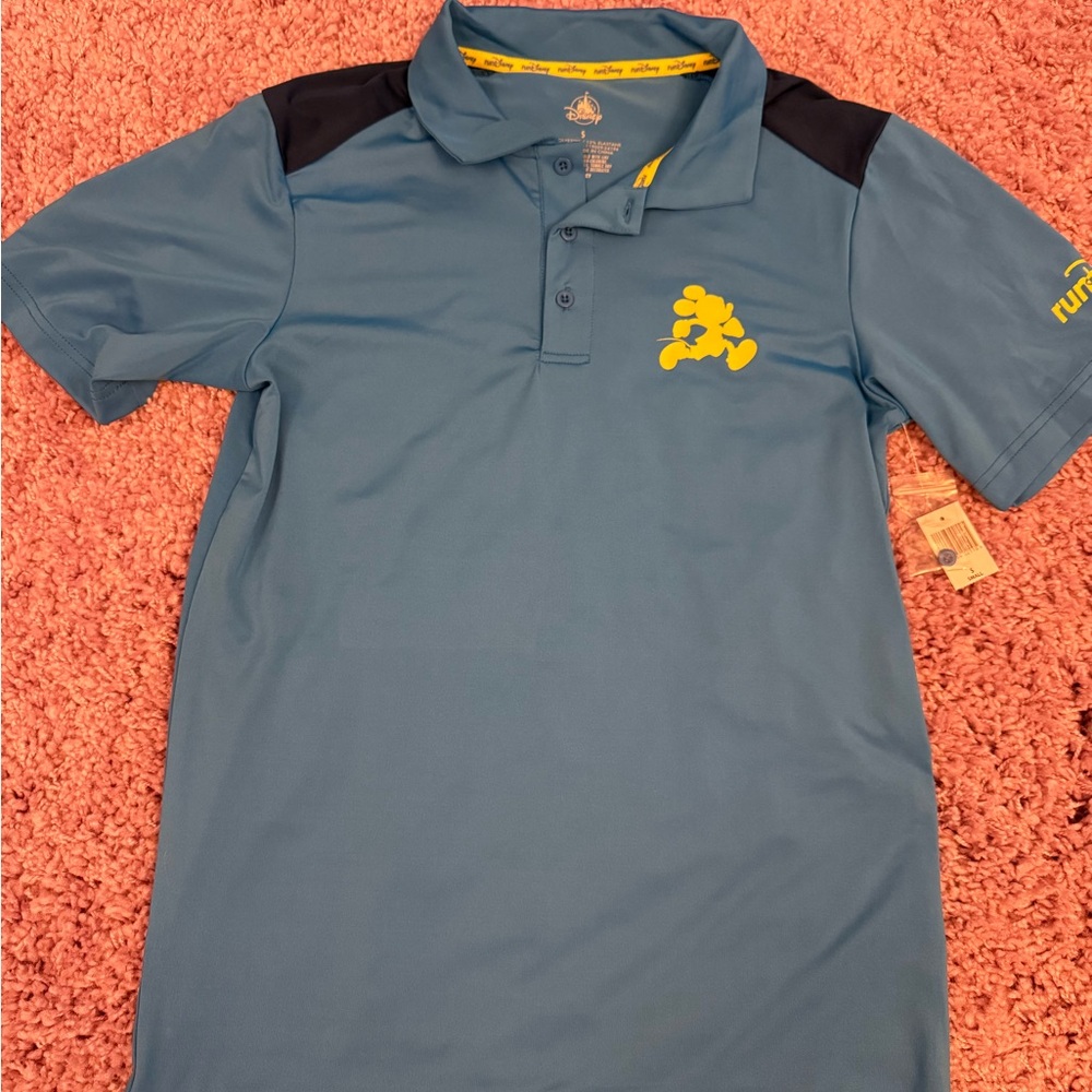 Rundisney Blue, Yellow and Navy Polo Shirt